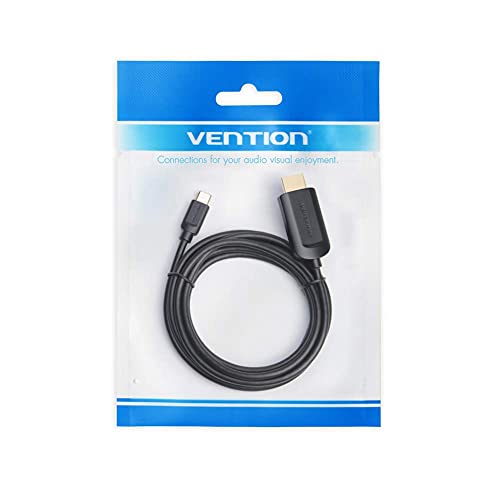 Vention USB C ל- HDMI כבל 5ft [4K, במהירות גבוהה] USB מסוג C לכבל HDMI למשרד ביתי, Thunderbolt